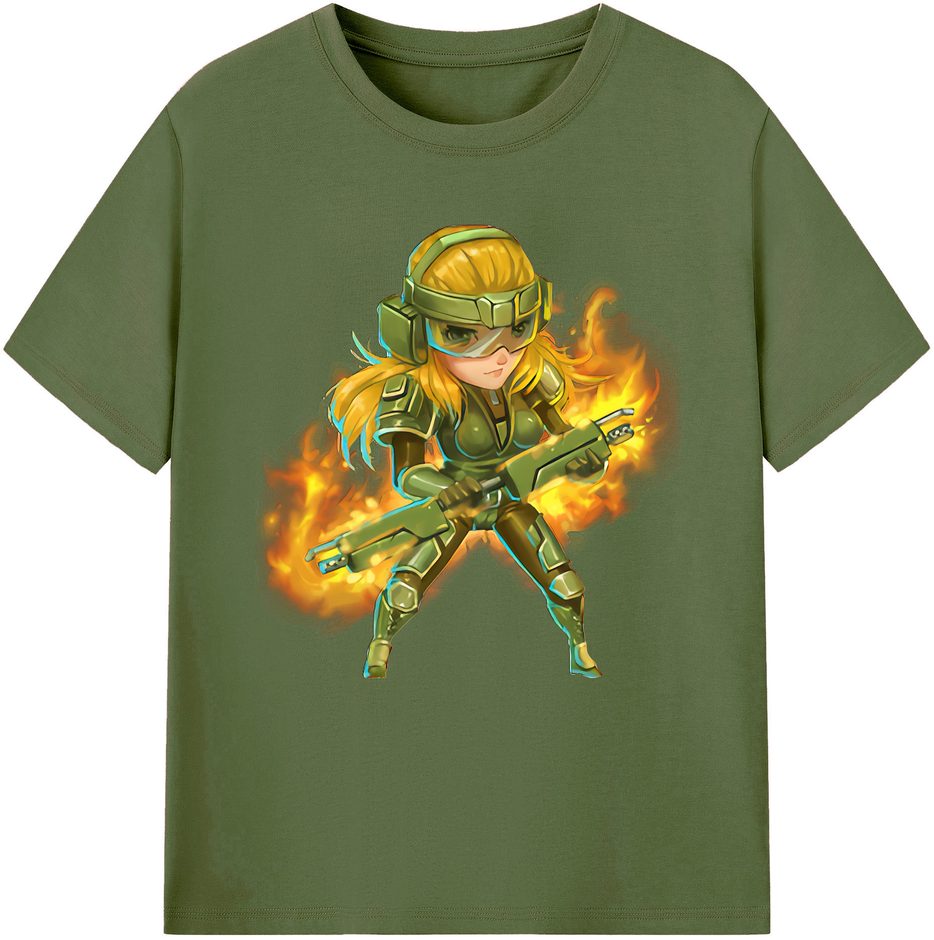 リーグ・オブ・レジェンド League of Legends LOL 綿100％半袖Tシャツ（フロントプリント）